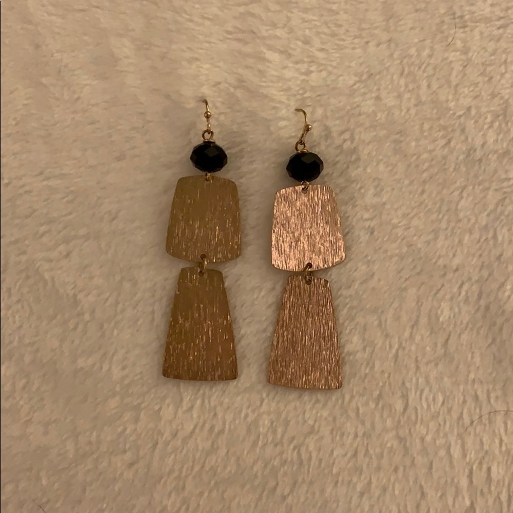 Gold earrings